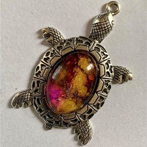 NWOT Turtle Totem Pendants with Abstract Glass Shells - 6 styles